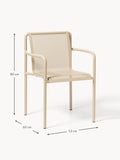 Rovellasca Garden Dining Chairs with Armrests (set of 2)