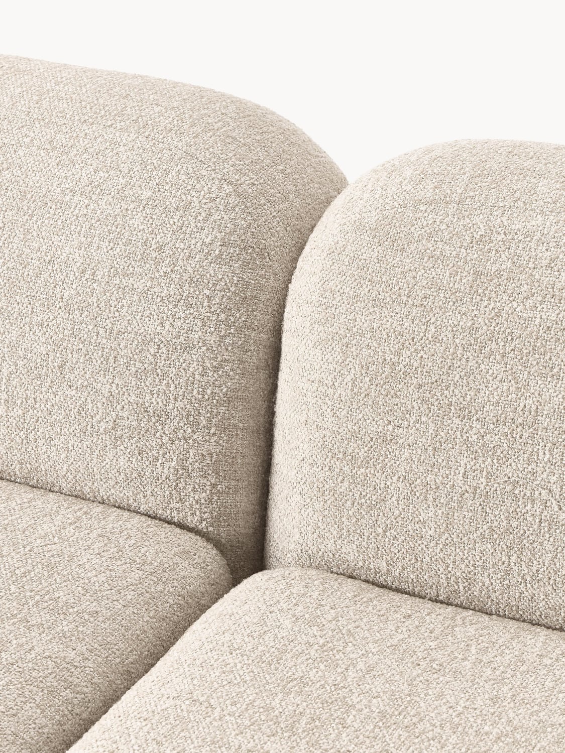 Bellara Modular Bouclé Corner Sofa (4-seater) with Chaise End