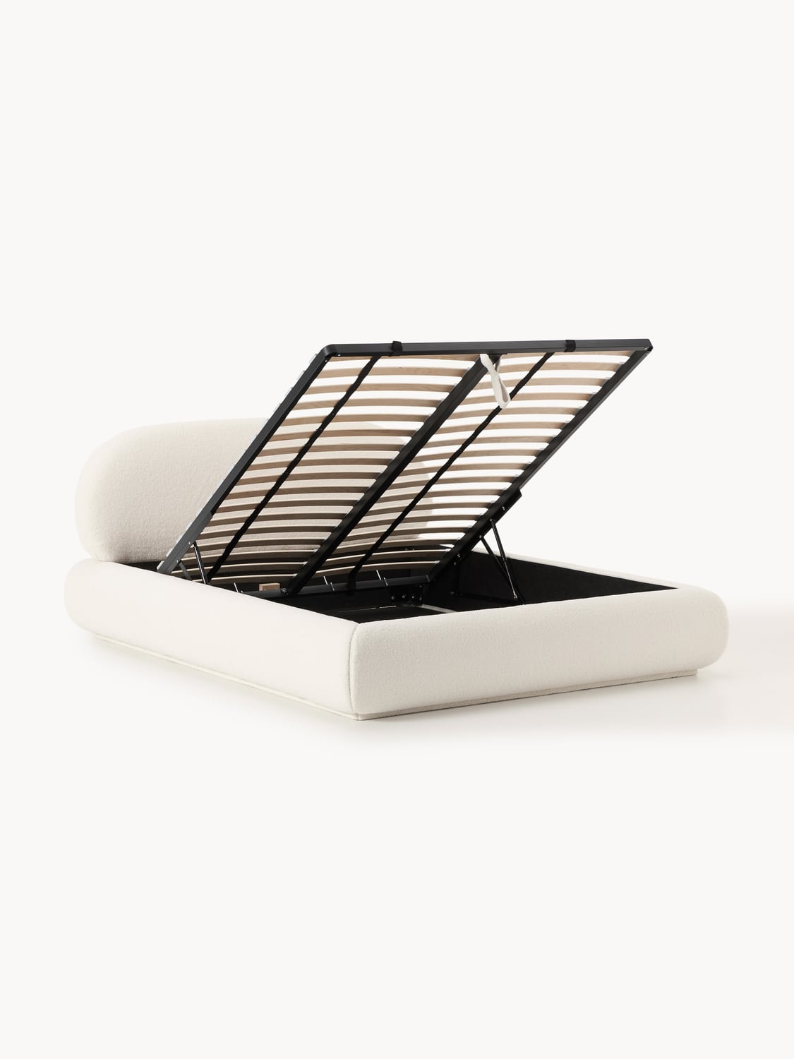 Corvara Upholstered Teddy Bed with Storage
