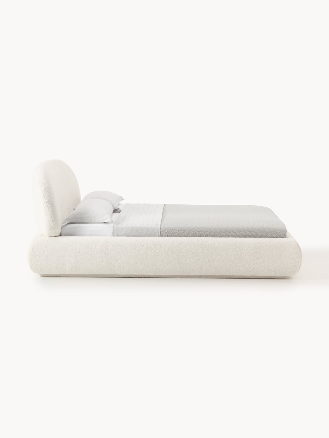 Corvara Upholstered Teddy Bed with Storage
