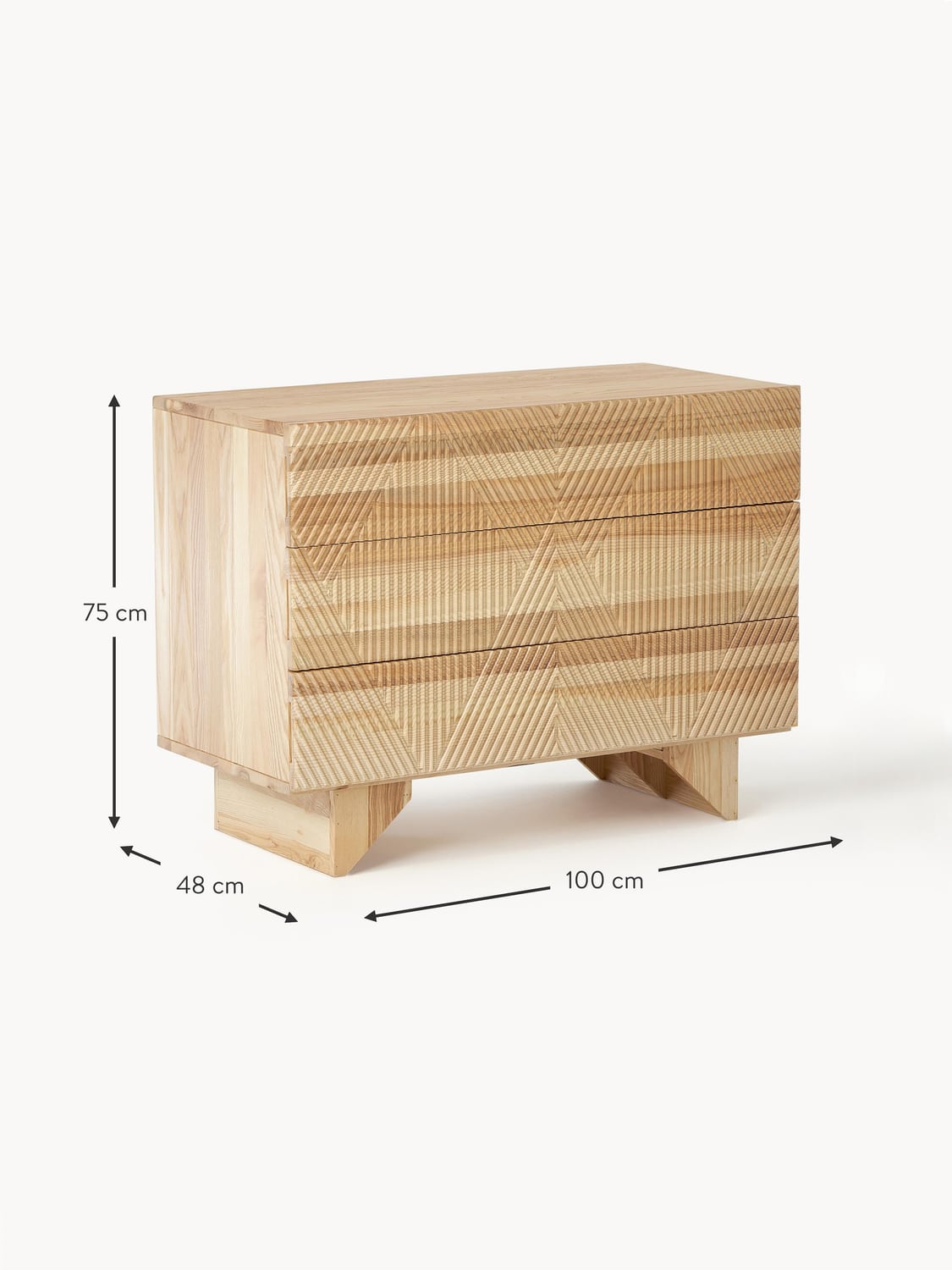 Bizzarone Ash Wood Dresser