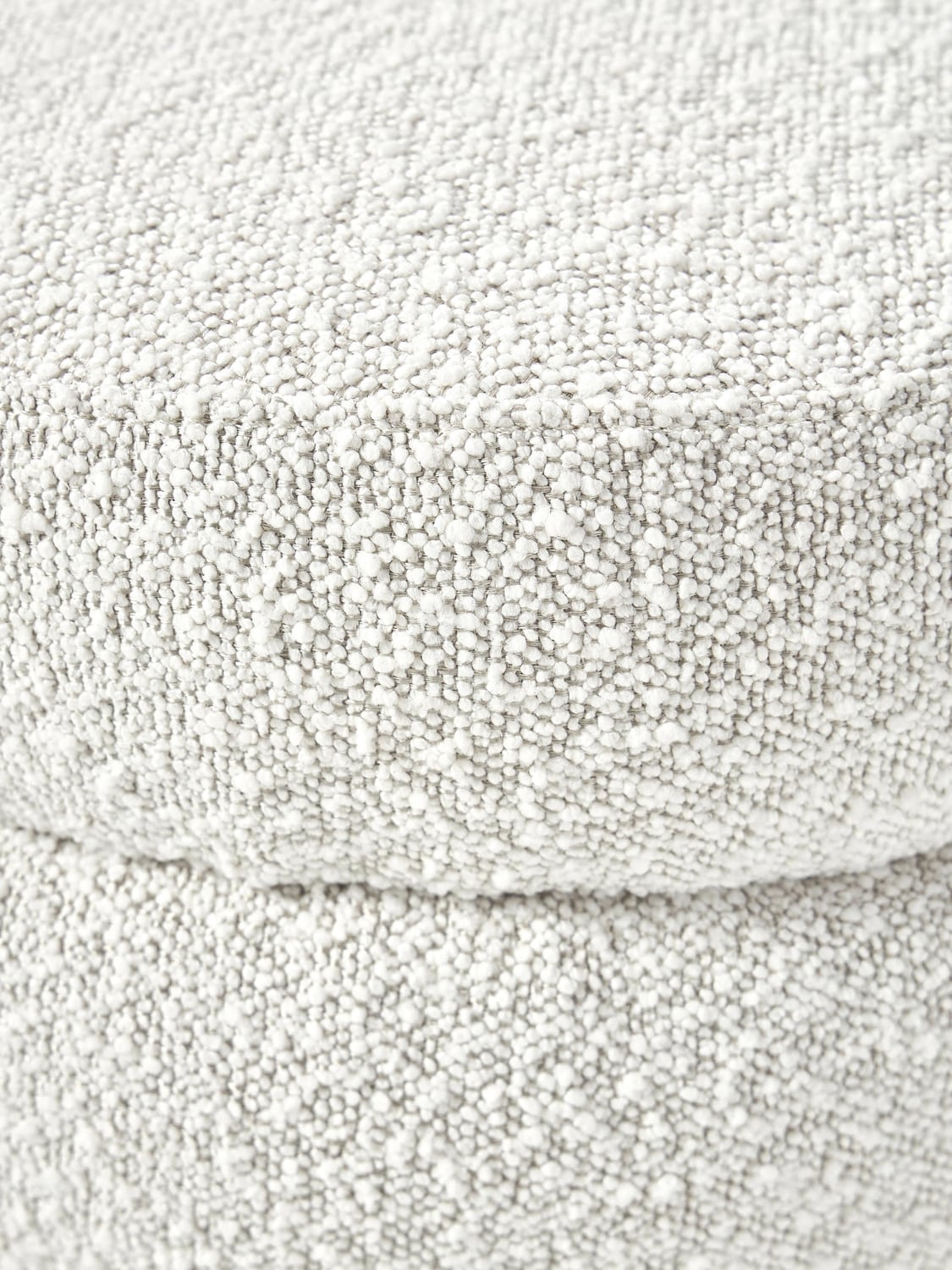Alserio Bouclé Upholstered Stool