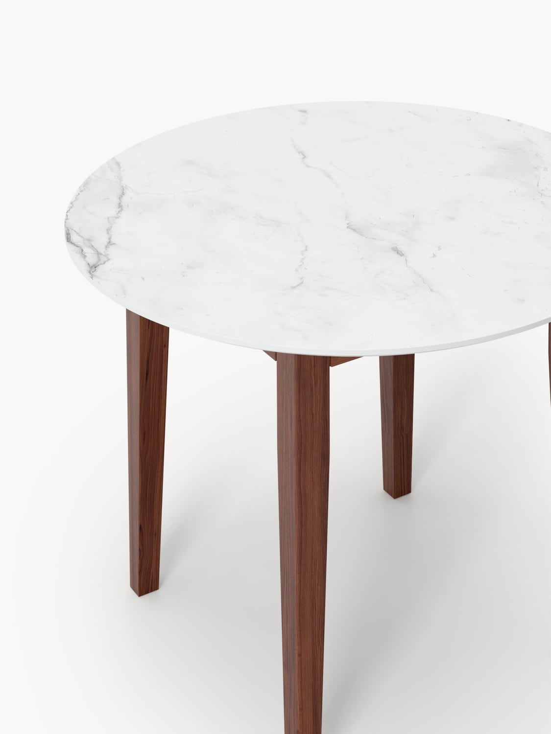 Veleso Round Marble Effect Dining Table — available in several sizes