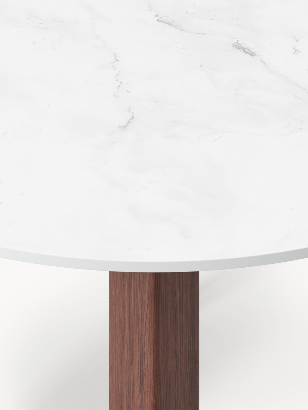 Veleso Round Marble Effect Dining Table — available in several sizes