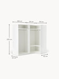 Novedrate Modular Corner Wardrobe, 215 cm Wide — available in several sizes