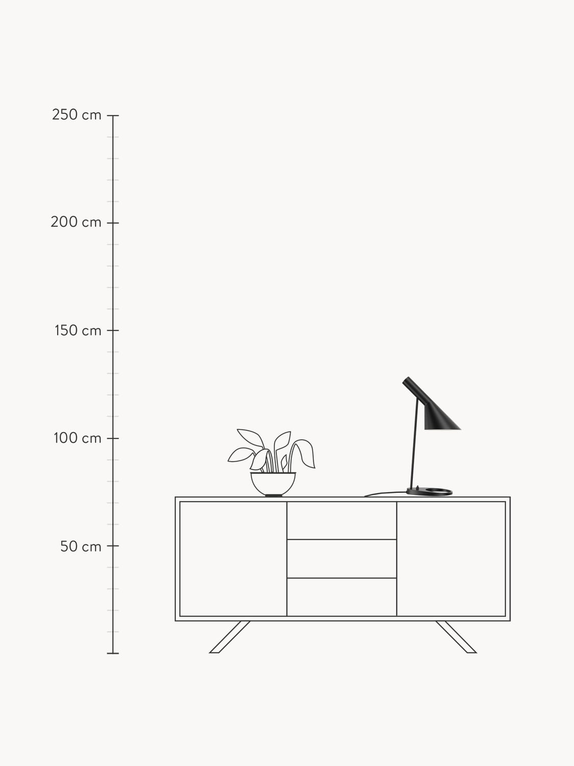 Albiolo AJ Desk Lamp, Various Sizes