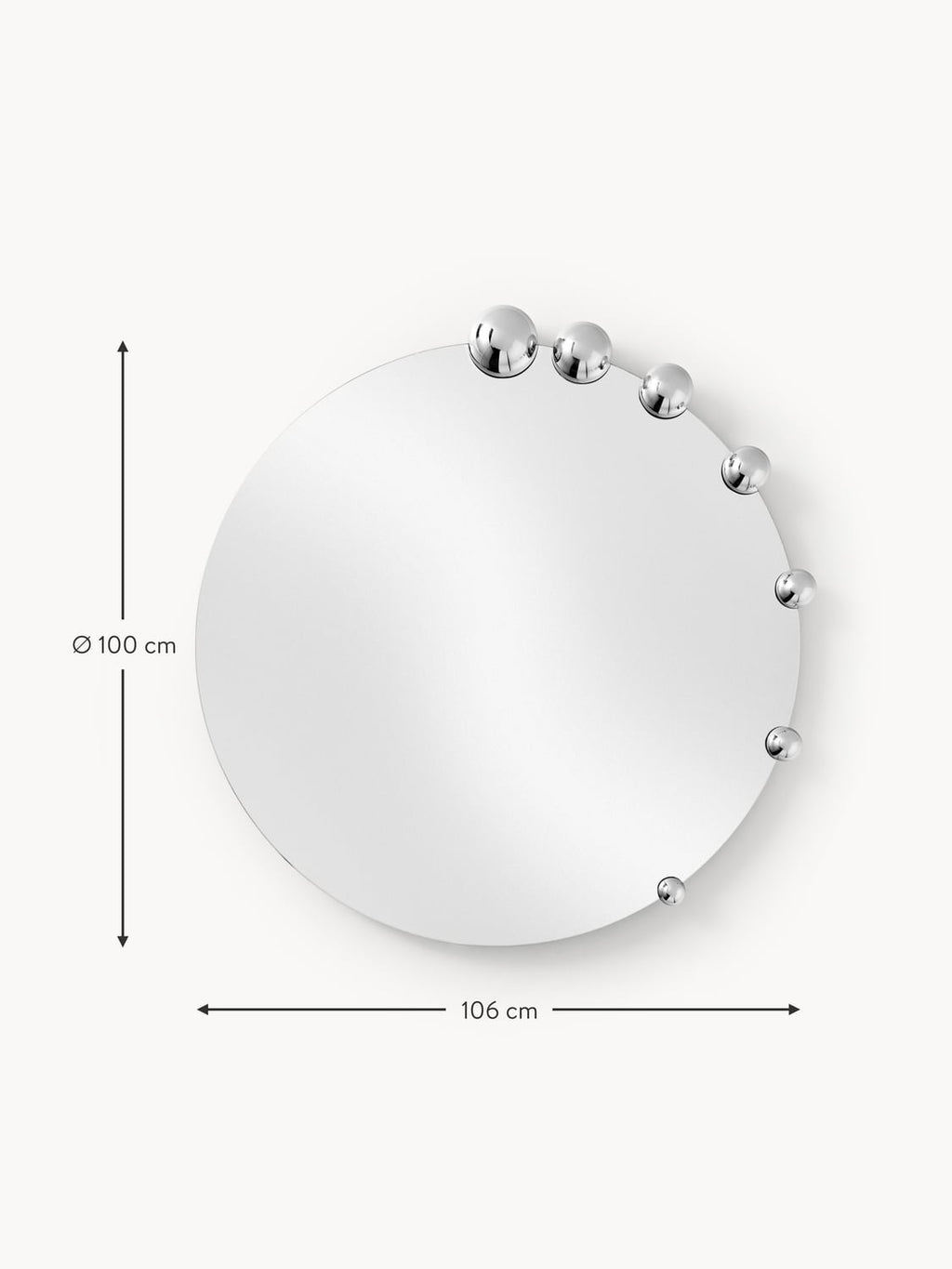 Vighizzolo Round Wall Mirror