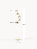 Mariano Glass Floor Lamp