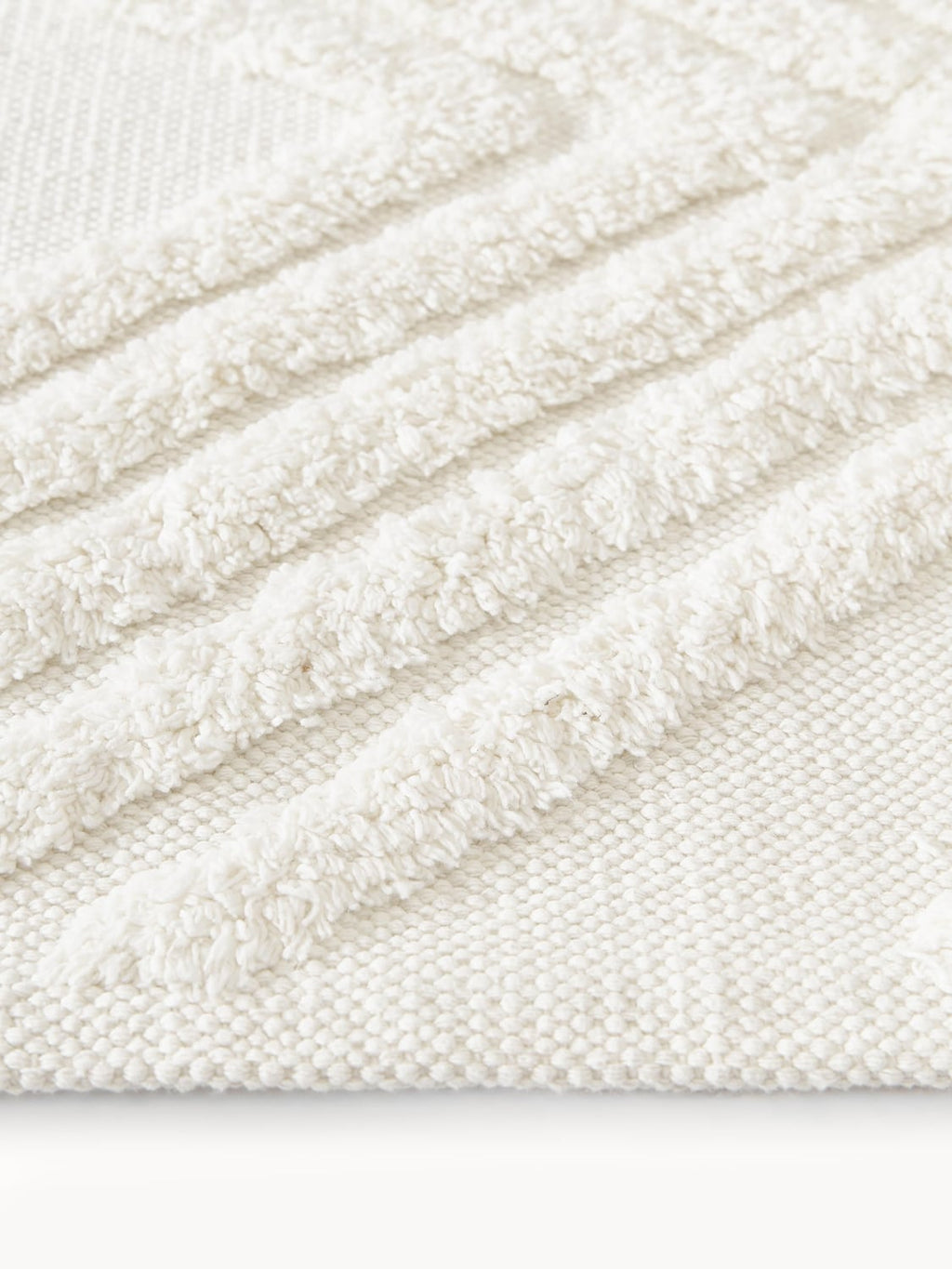Onno High-Low Cotton Rug Ziggy, Hand-Woven