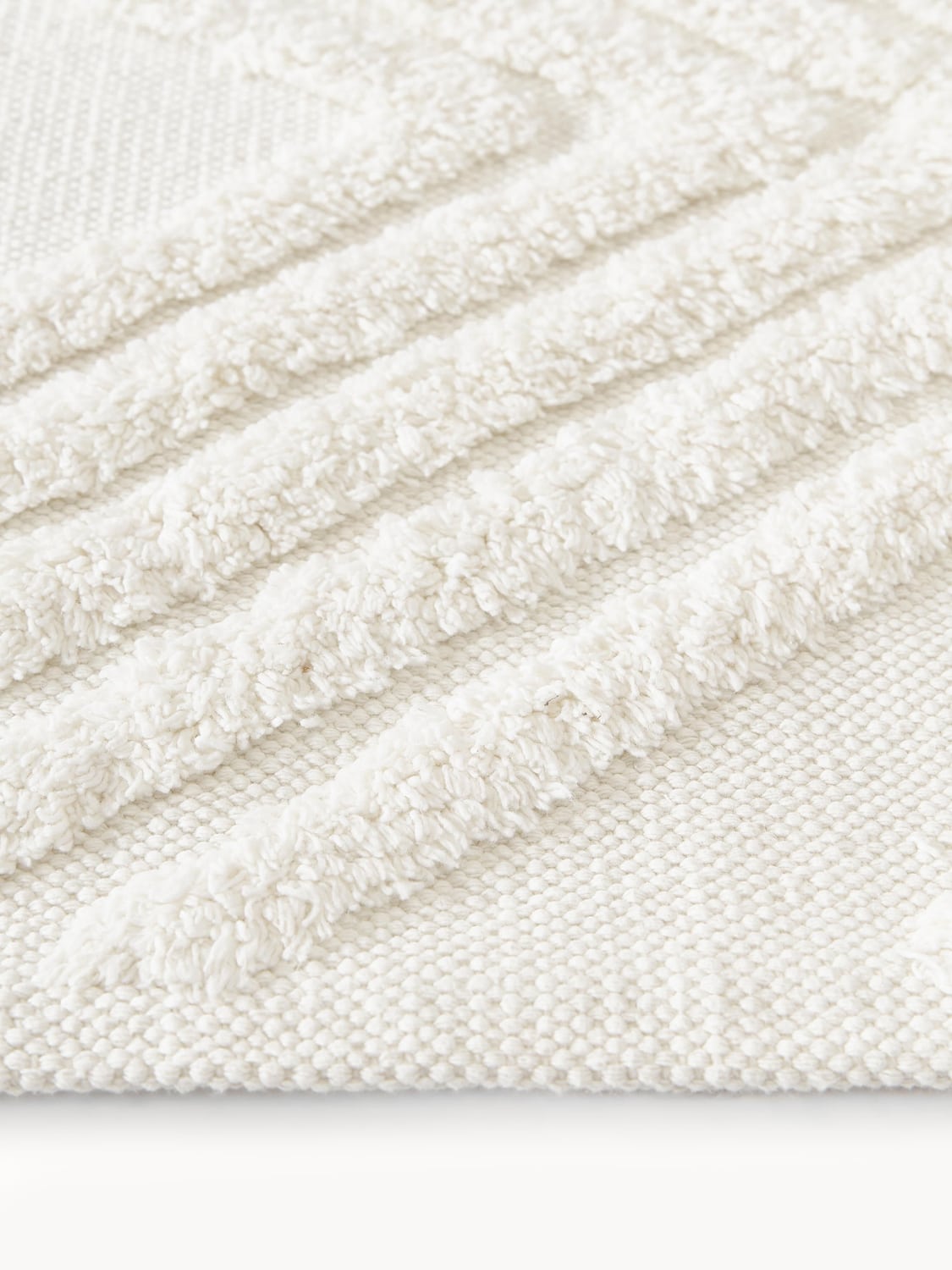 Onno High-Low Cotton Rug Ziggy, Hand-Woven