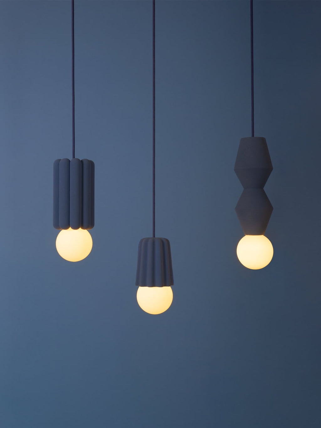 Caslino Small Handmade Dimmable Pendant Light STUCCO No.: 2
