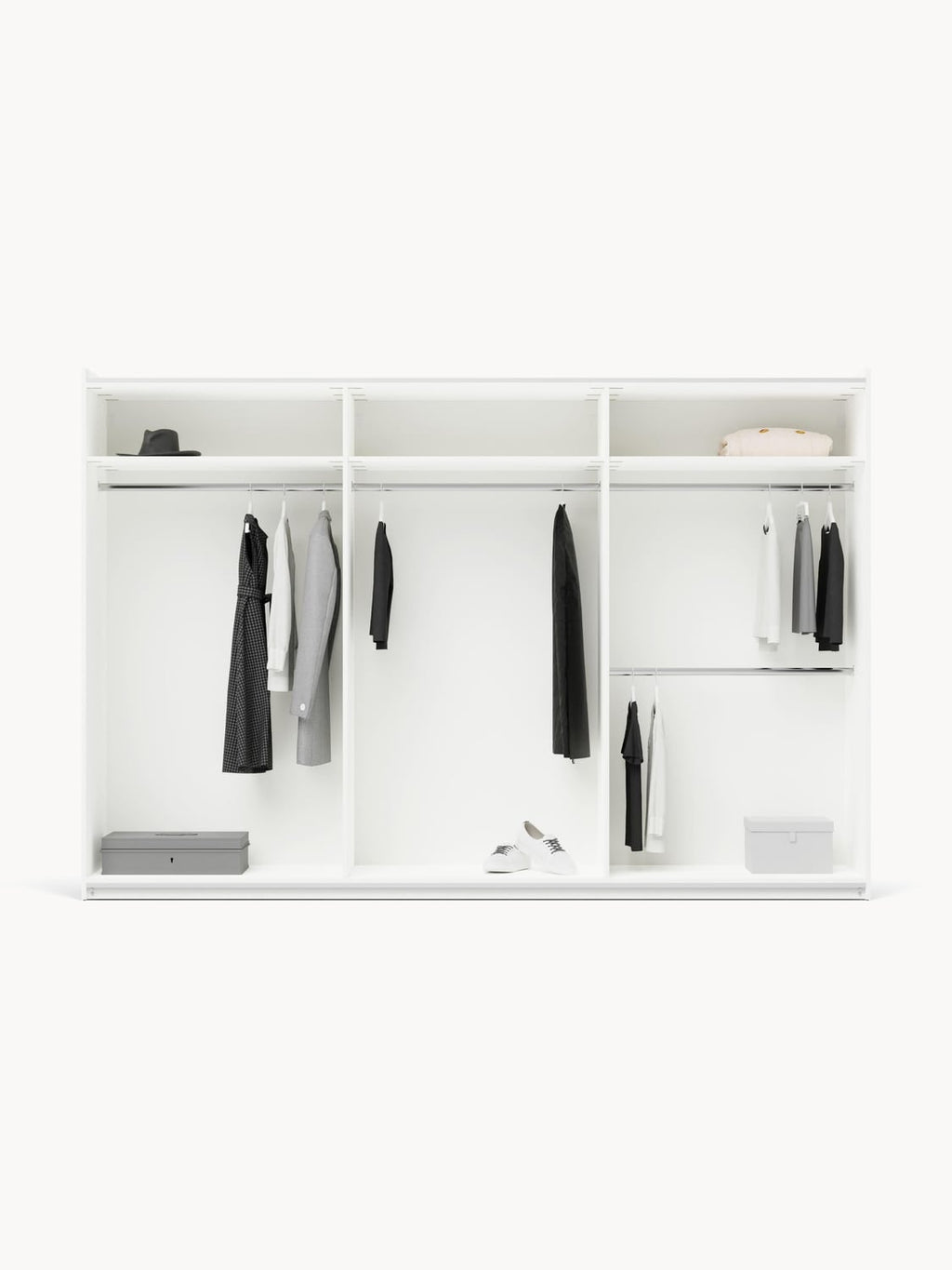 Novedrate Modular Sliding Door Wardrobe, 300 cm Wide — available in several sizes