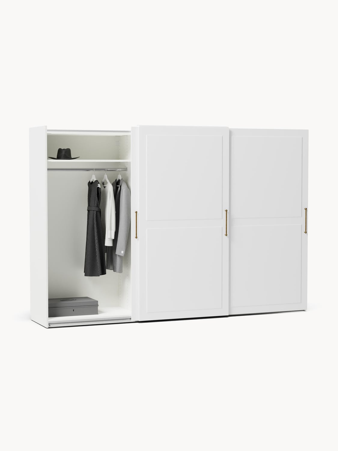 Novedrate Modular Sliding Door Wardrobe, 300 cm Wide — available in several sizes