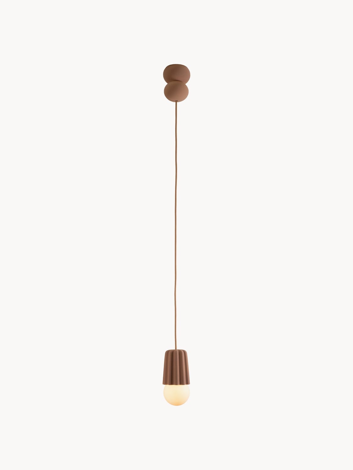 Inverigo Small Handmade Dimmable Pendant Light STUCCO No. 1