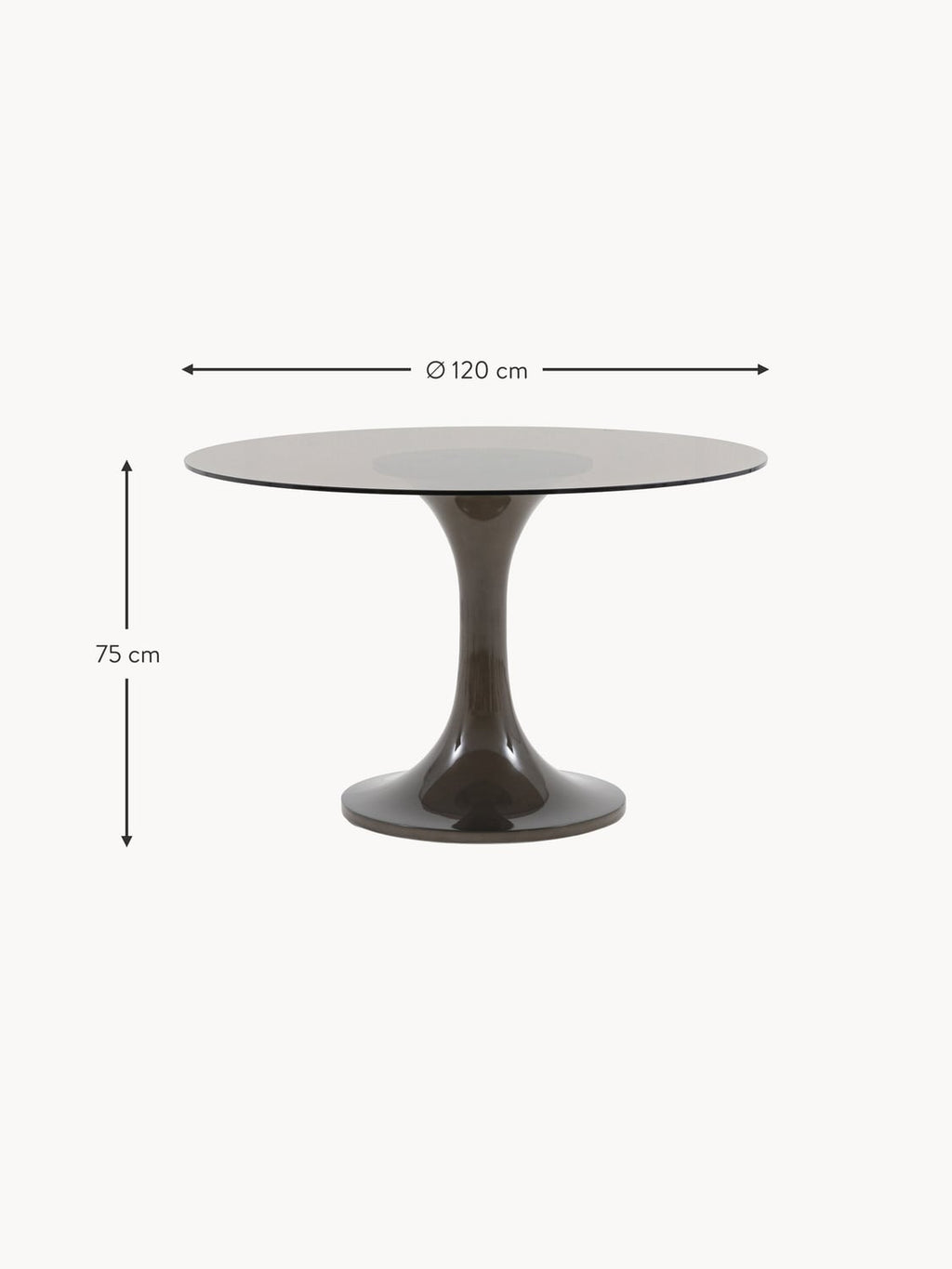 Gravedona Round Dining Table, Ø 120 cm