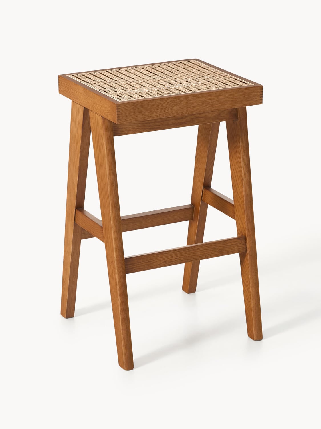 Dosso Bar Stool with Viennese Wickerwork