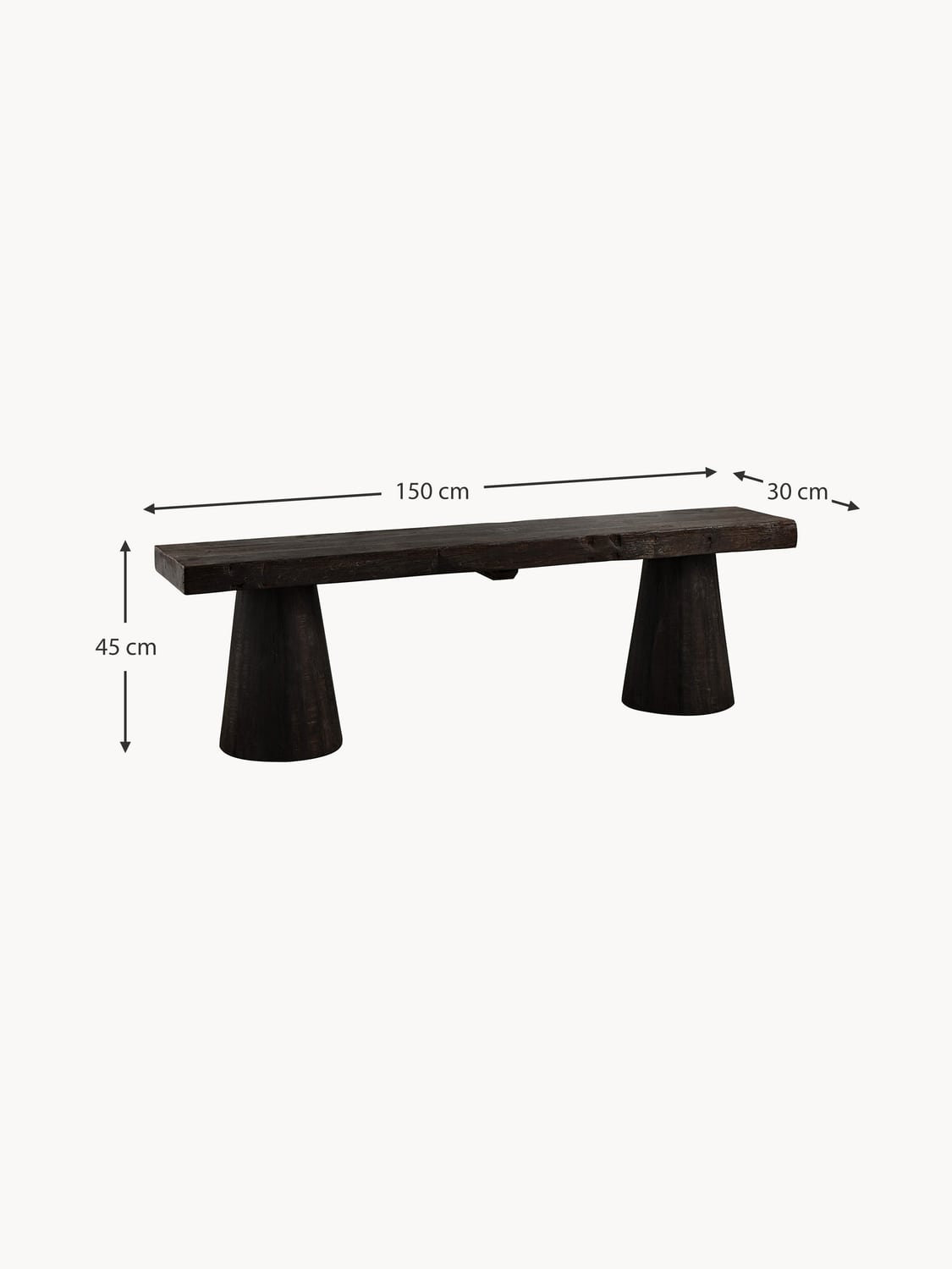Vassena Mango Wood Bench