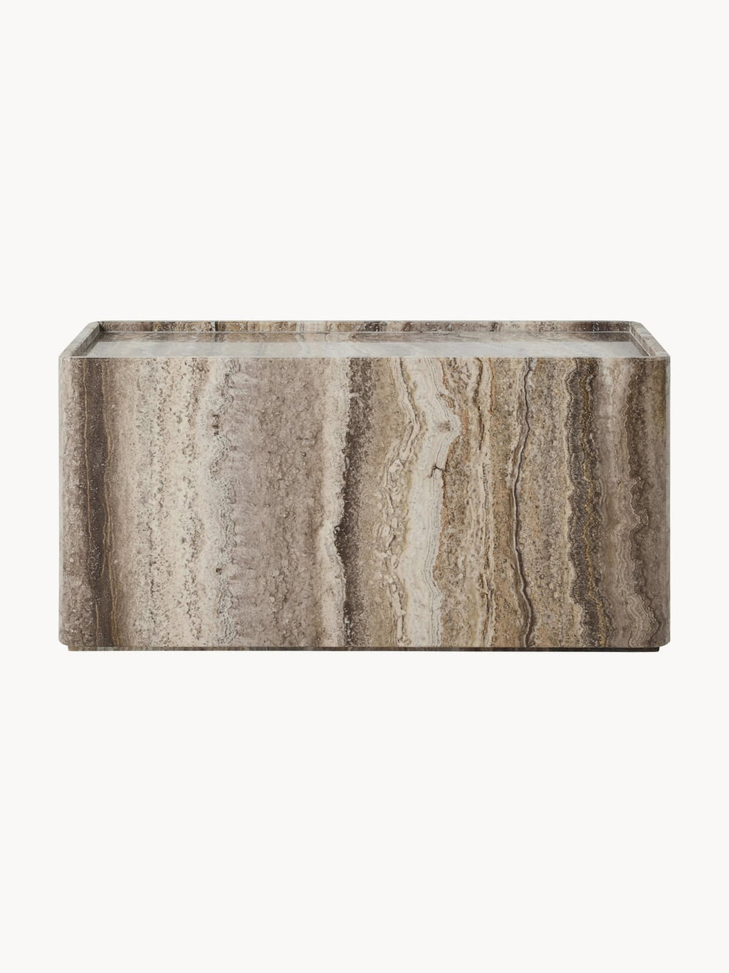 Quarona Travertine Side Table