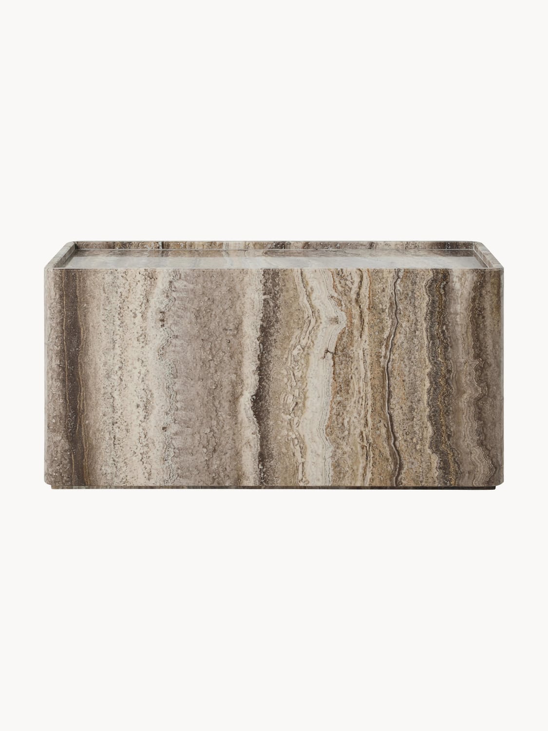 Quarona Travertine Side Table