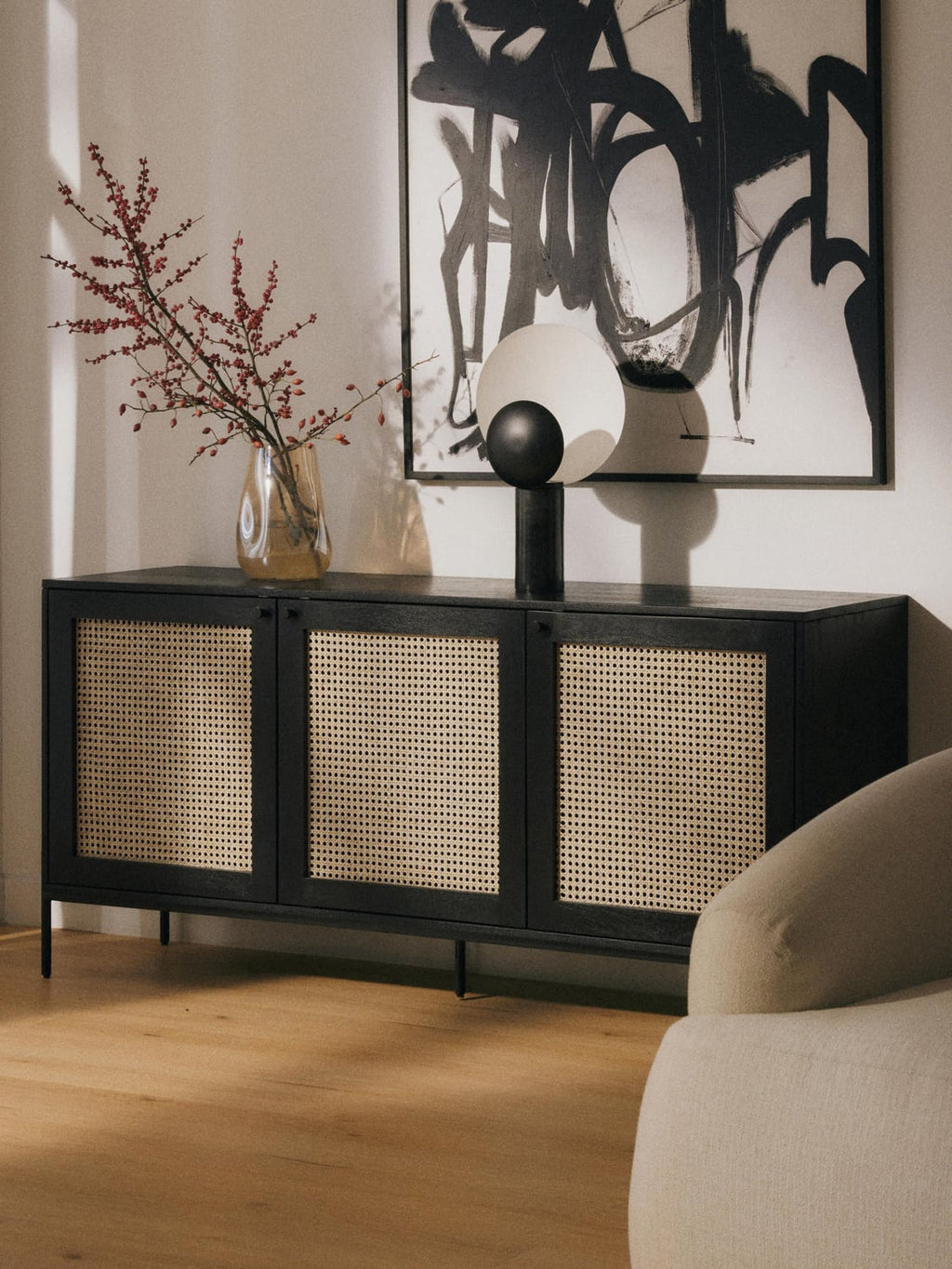 Bellagio Sideboard with Viennese Wickerwork