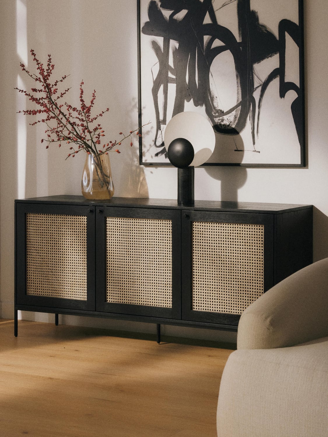Bellagio Sideboard with Viennese Wickerwork