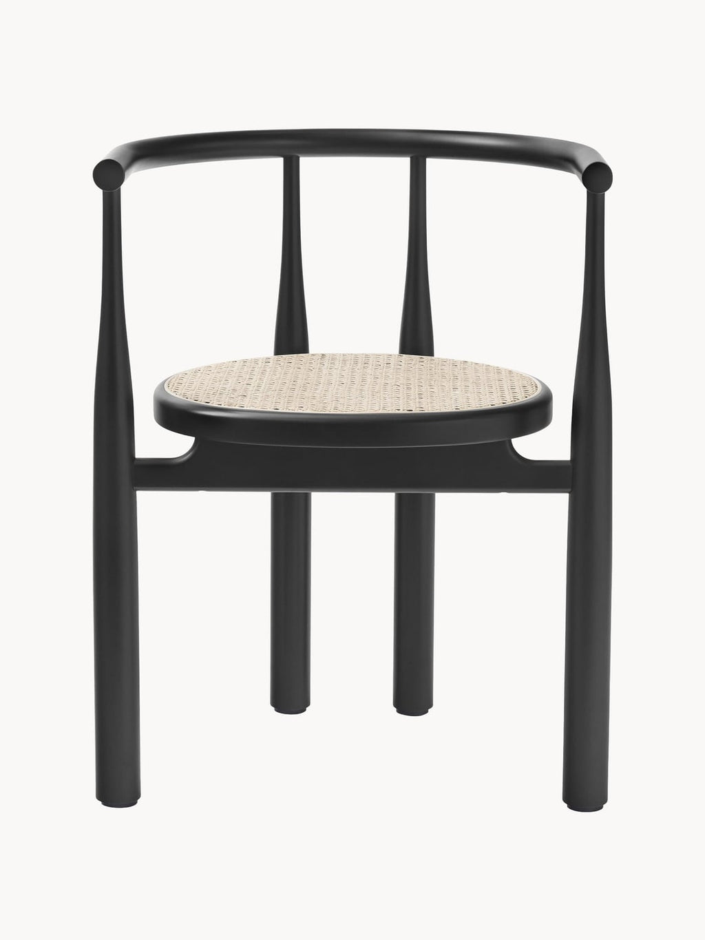 Lezzeno Beech Wood Dining Chair with Armrests