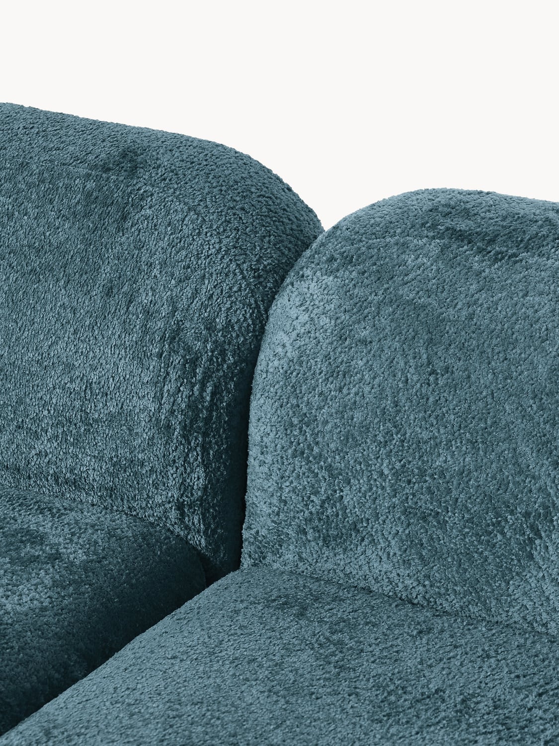Bellara Modular Teddy Bouclé Chaise (3-seater)