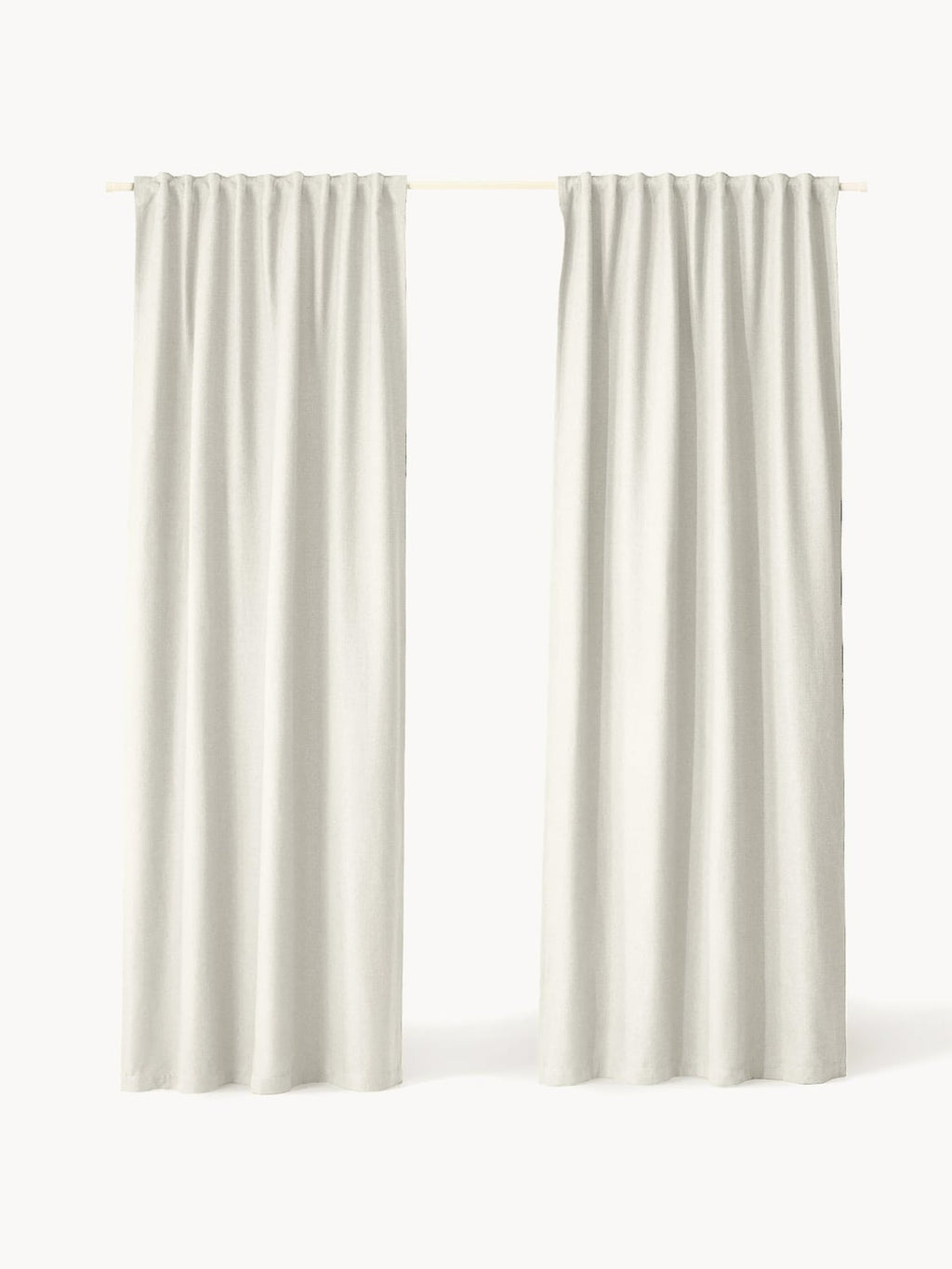 Solbiate Opaque Multi-Band Curtains (set of 2), W 130 cm