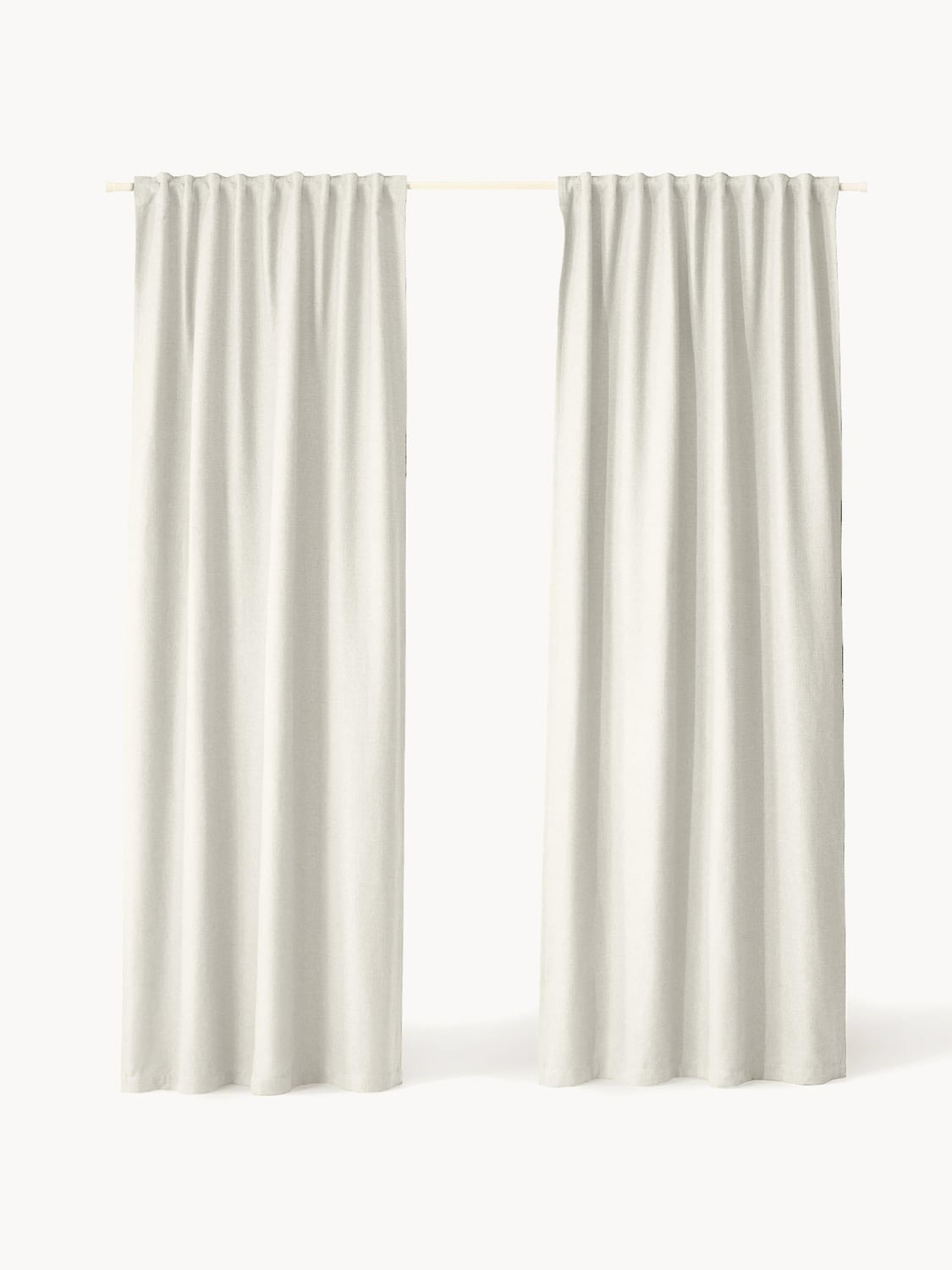 Solbiate Opaque Multi-Band Curtains (set of 2), W 130 cm