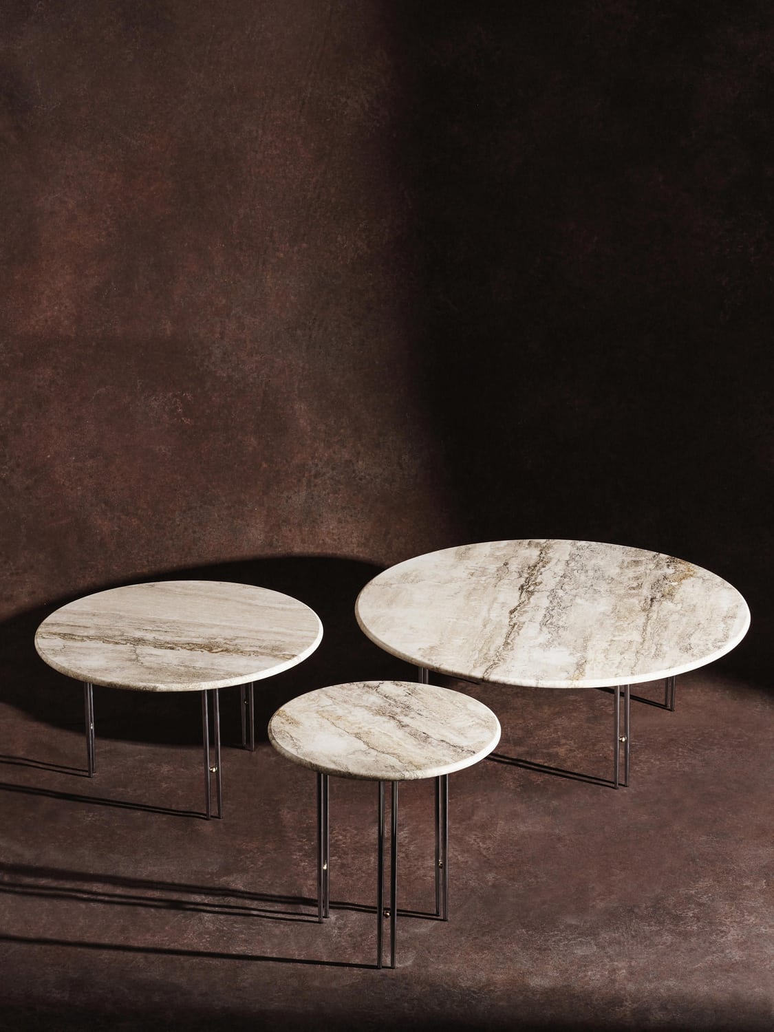 Bellara Round Marble Coffee Table, Ø 70 cm