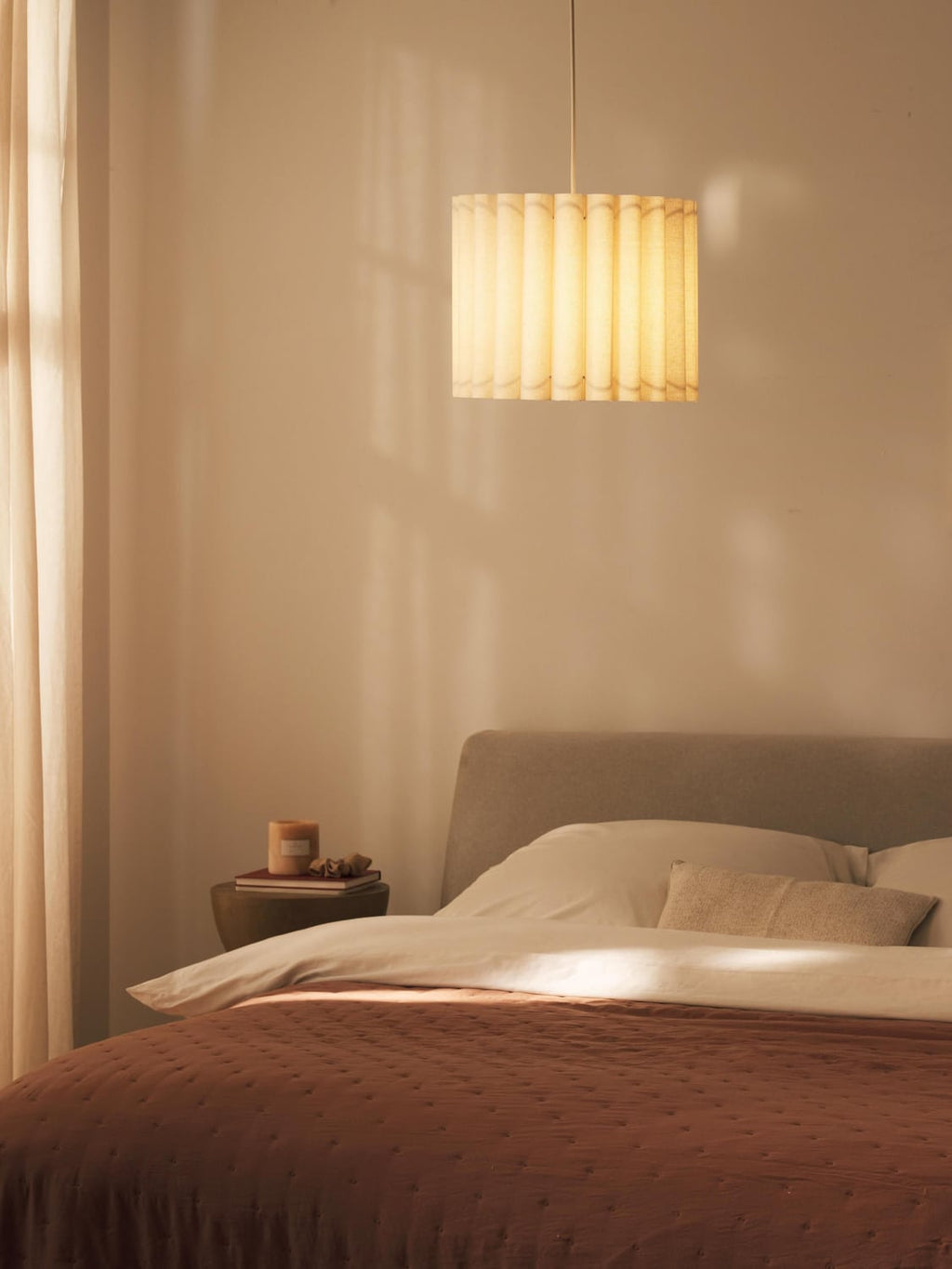 Pienzano Linen Pendant Light