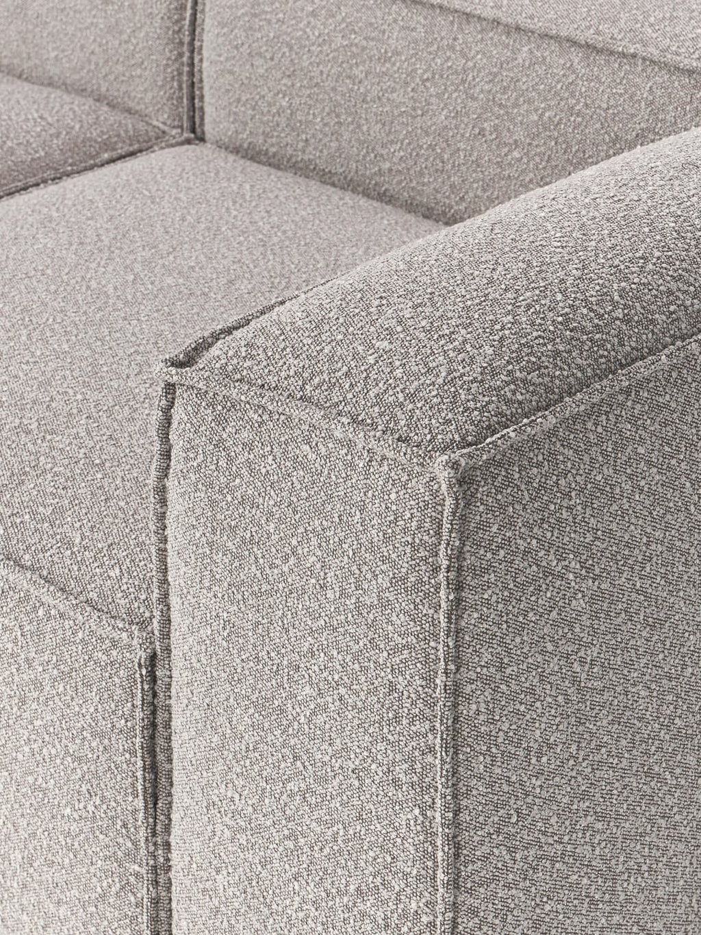 Tavordo Bouclé Modular Ottoman