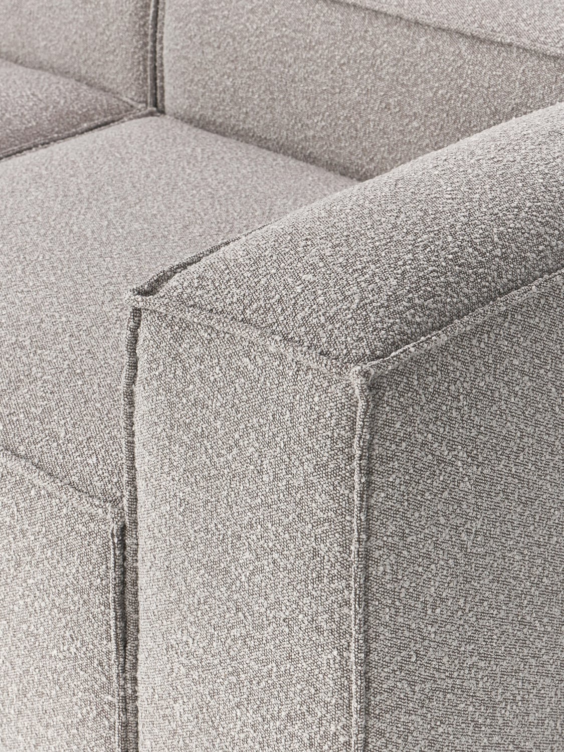 Tavordo Bouclé Modular Ottoman
