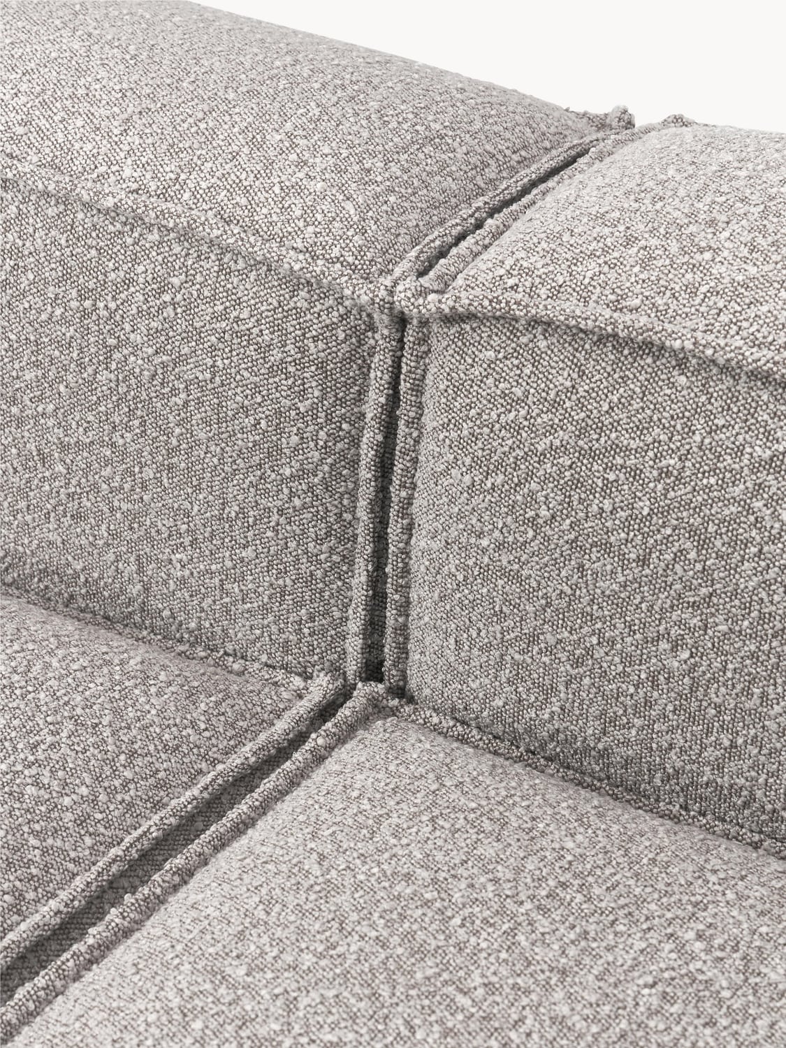 Tavordo Bouclé Modular Ottoman