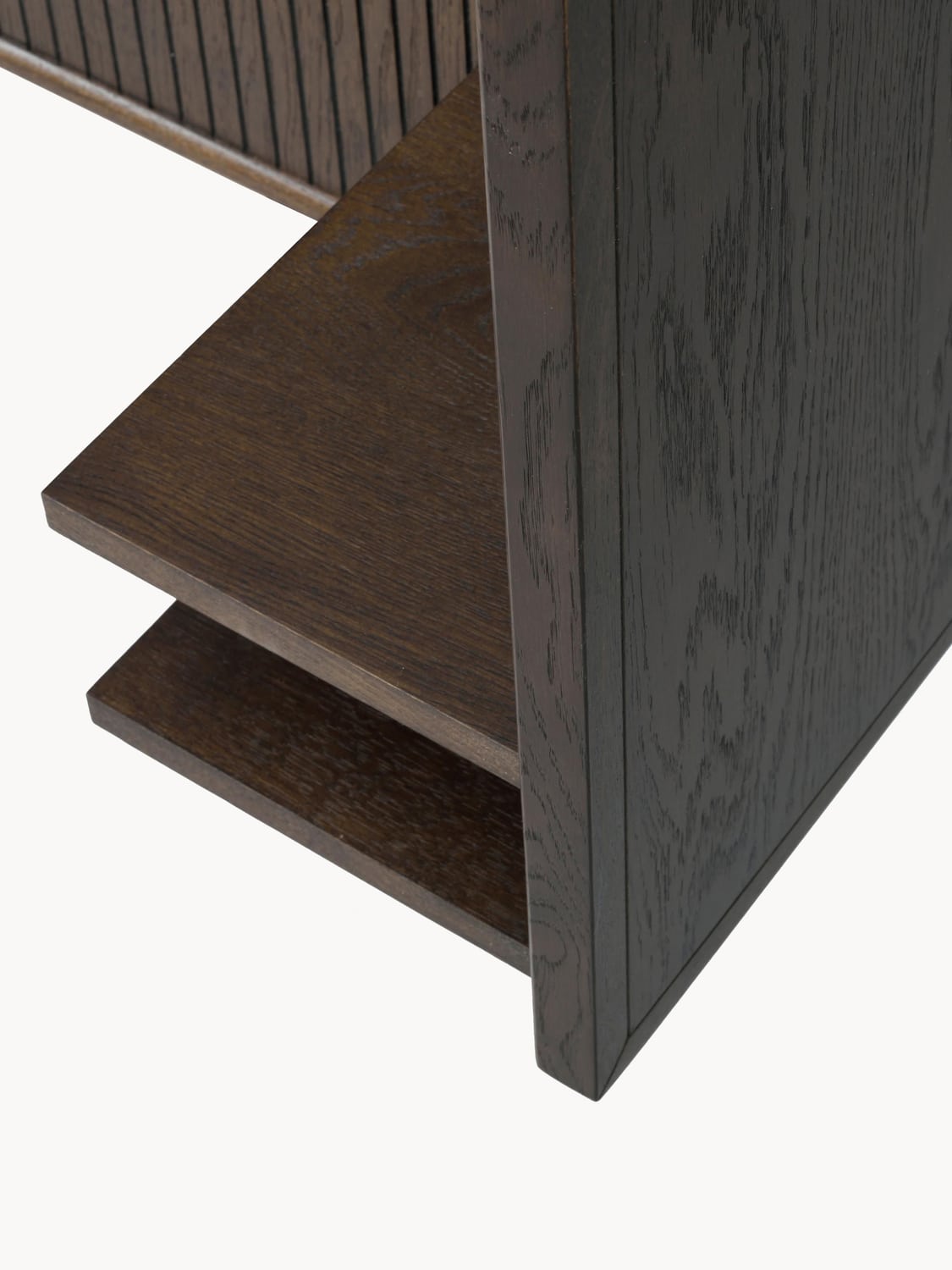 Mezzegra Oak Wood Headboard with Shelf