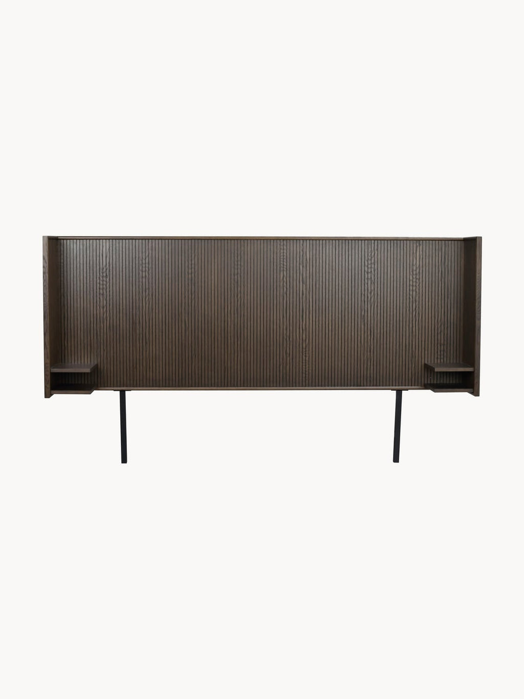 Mezzegra Oak Wood Headboard with Shelf