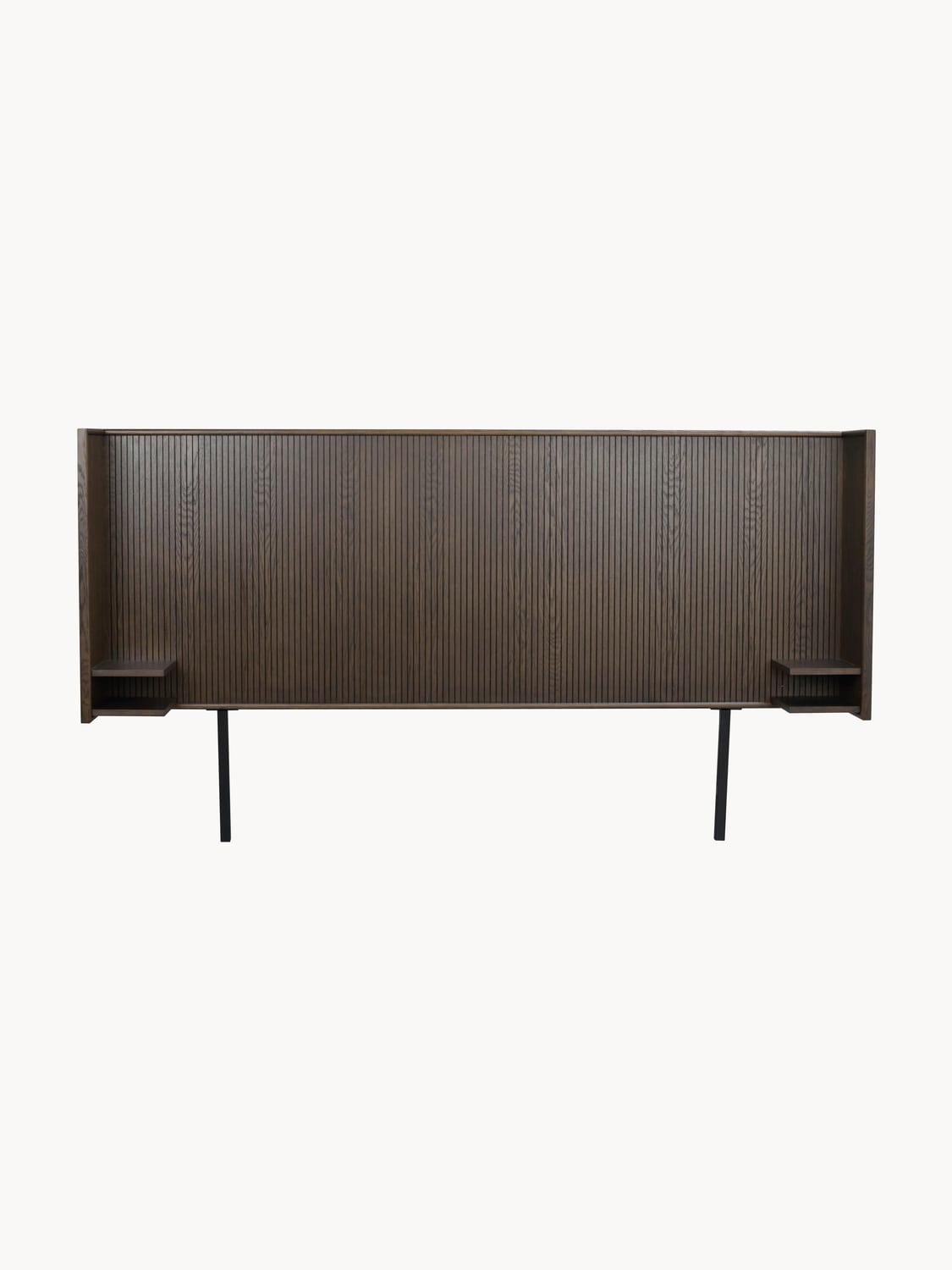 Mezzegra Oak Wood Headboard with Shelf