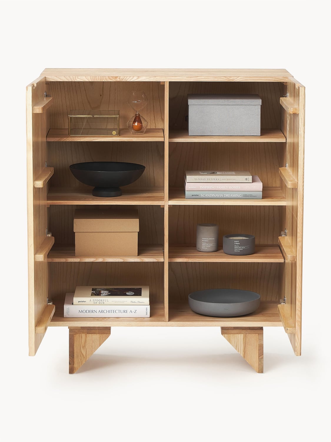 Bizzarone Ash Wood Highboard