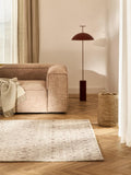 Dervio Hand-Woven Low-Pile Rug with Ornaments