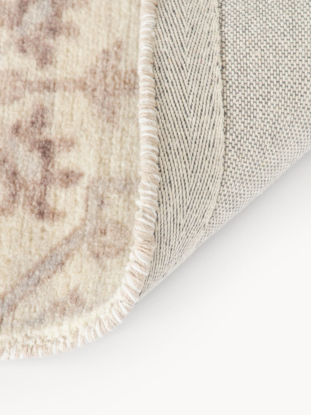 Dervio Hand-Woven Low-Pile Rug with Ornaments
