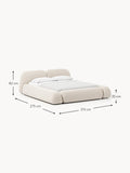 Bellara Upholstered Bouclé Bed with Storage