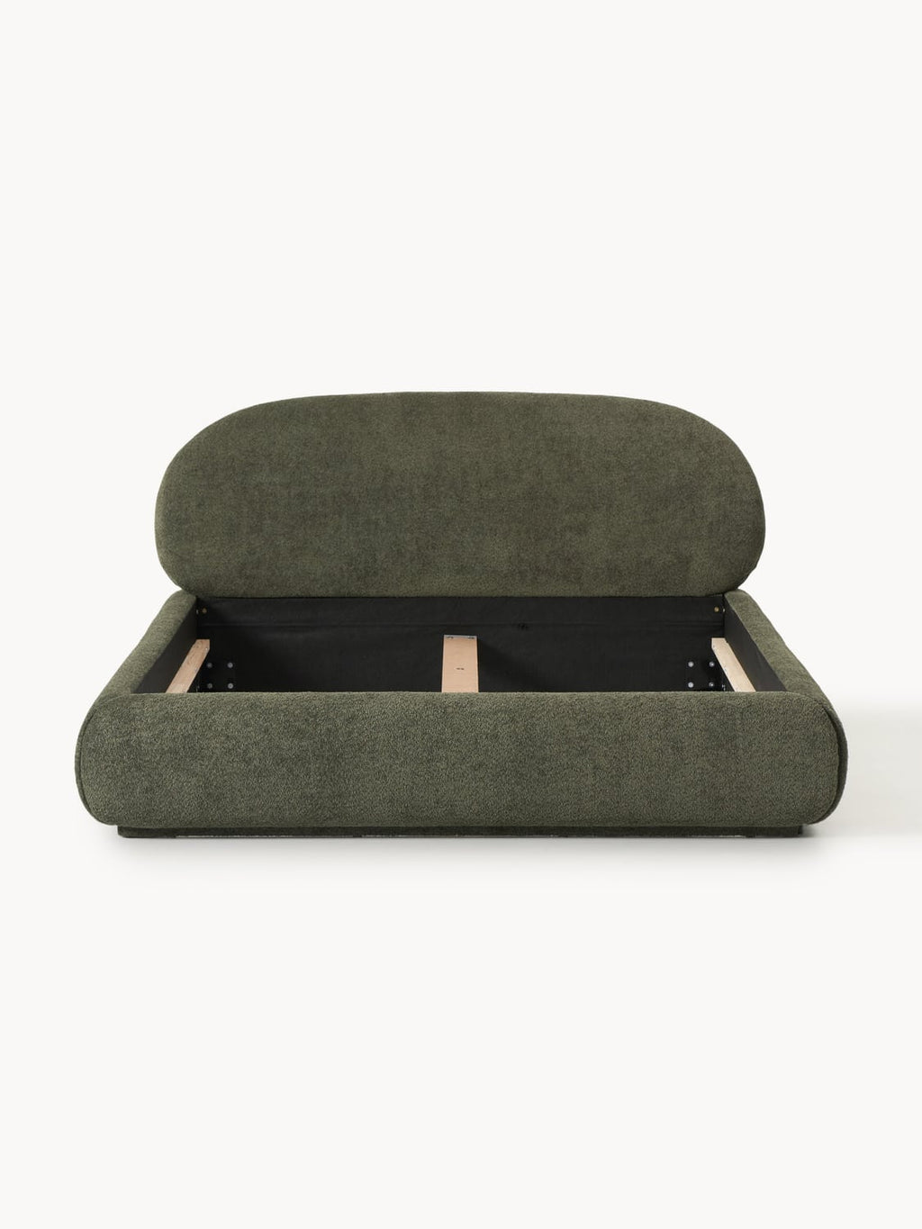 Corvara Upholstered Teddy Bouclé Bed
