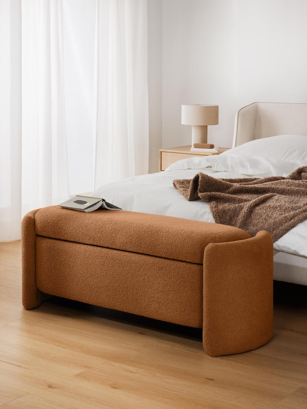 Tremosine Teddy Upholstered Bench Benji with Storage Space