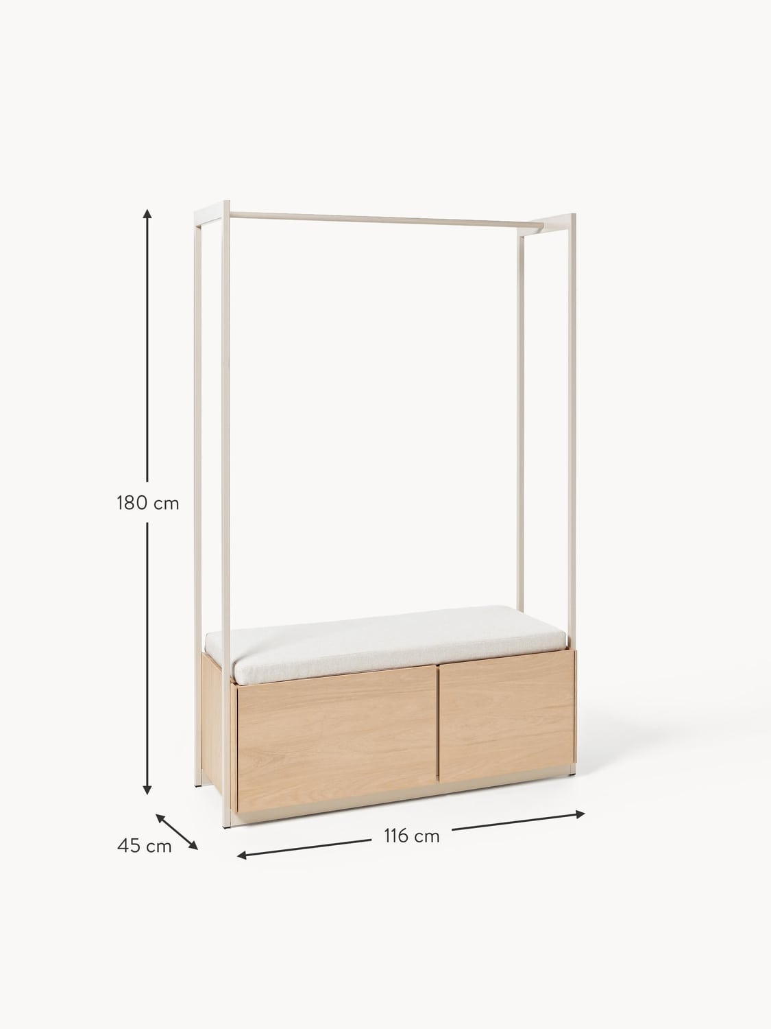 Vercana Wooden Coat Stand