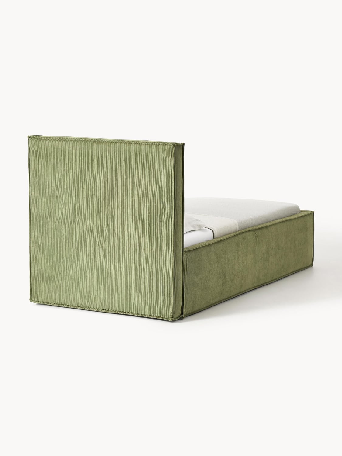 Figino Upholstered Corduroy Bed