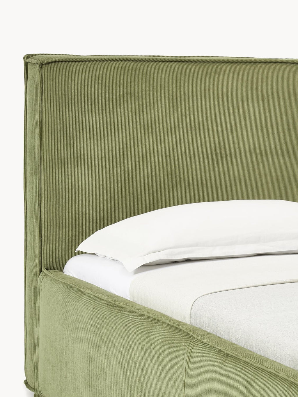 Figino Upholstered Corduroy Bed