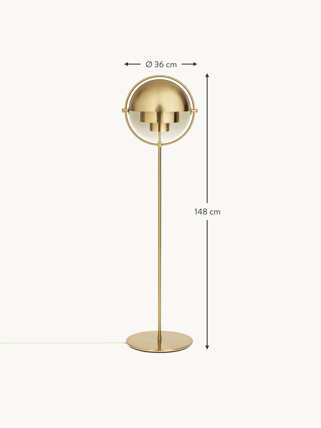 Pontelambro Multi-Lite Adjustable Floor Lamp
