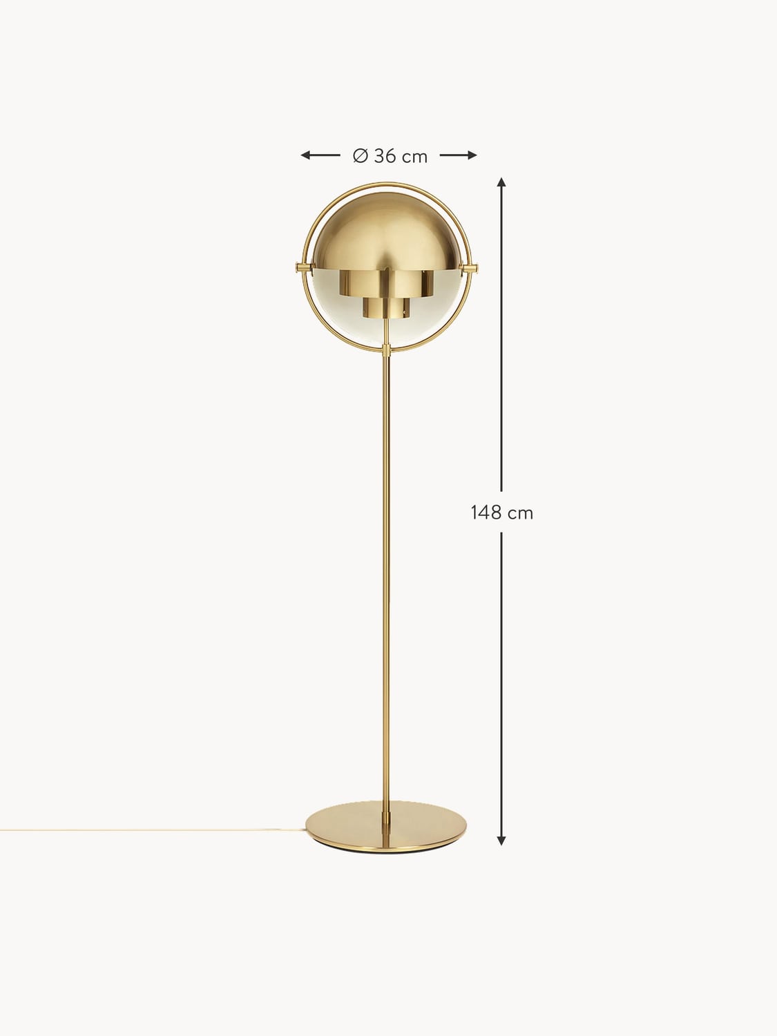 Pontelambro Multi-Lite Adjustable Floor Lamp