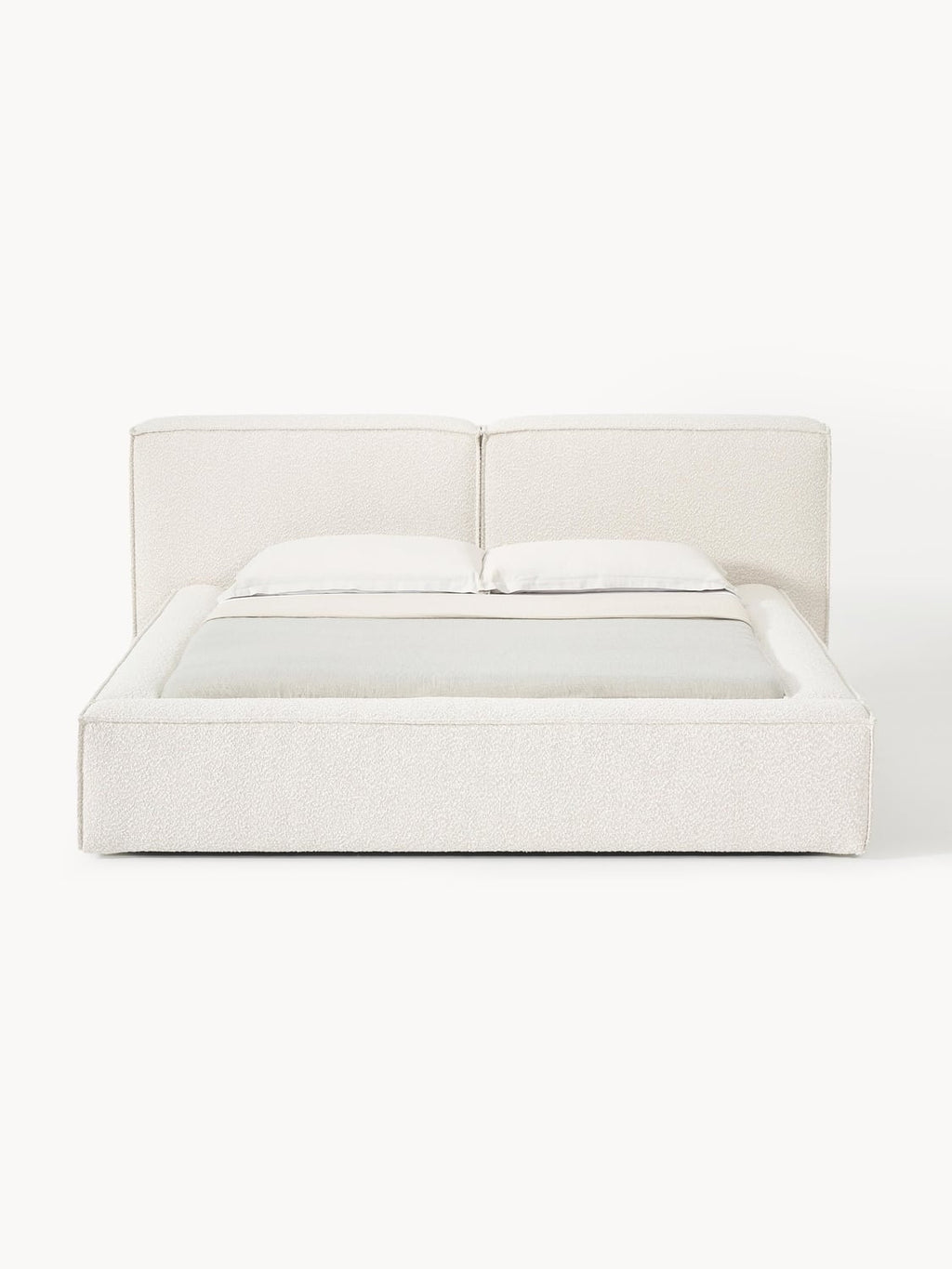 Tavordo Upholstered Bouclé Bed with Storage Space