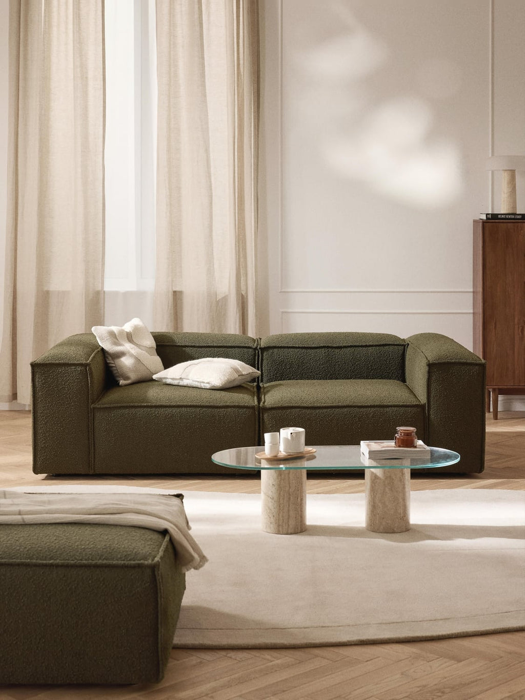 Tavordo Bouclè Modular Sofa (3-seater)